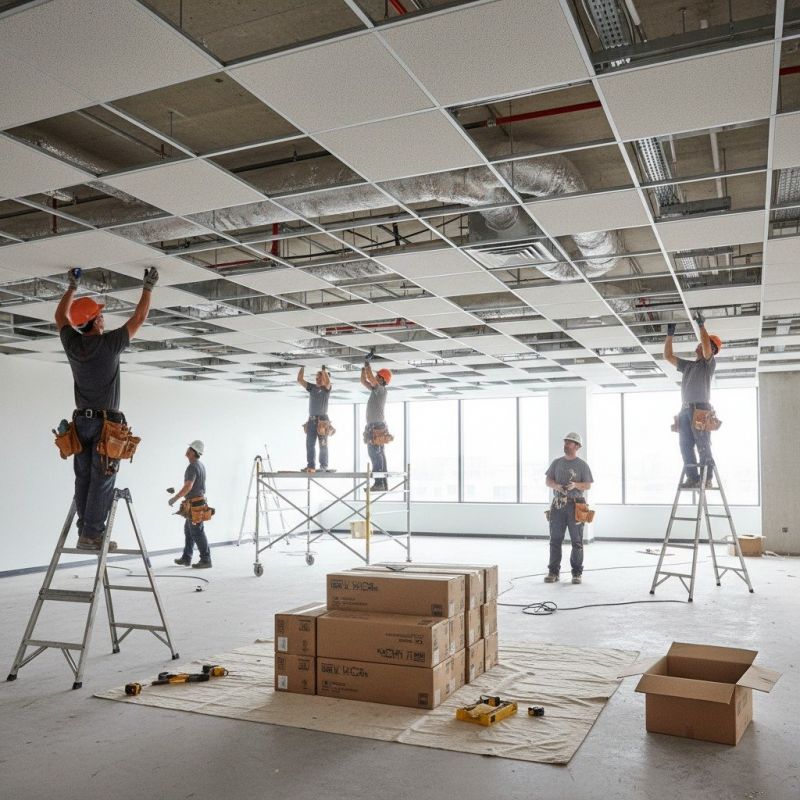 Grid Ceiling Installation