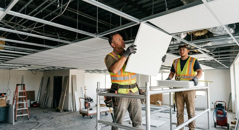 T Bar Ceiling Installation in Longmont, CO